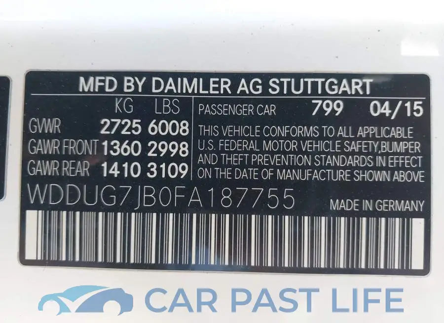 WDDUG7JB0FA187755# 9