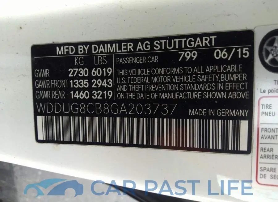 WDDUG8CB8GA203737# 9