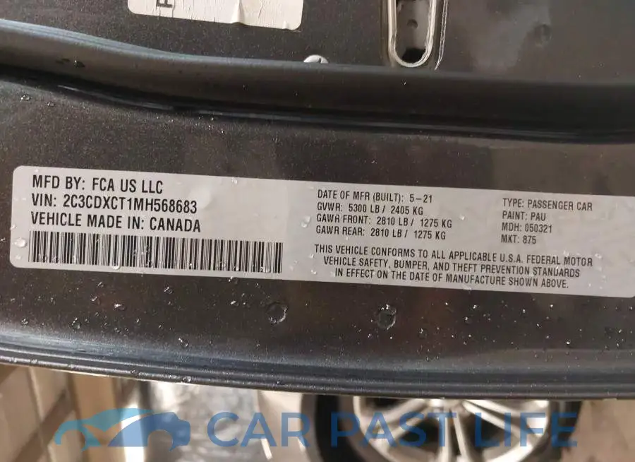2C3CDXCT1MH568683# 9