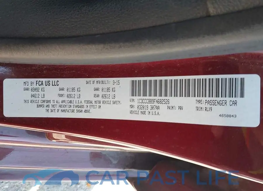 1C3CCCBB9FN682526# 9