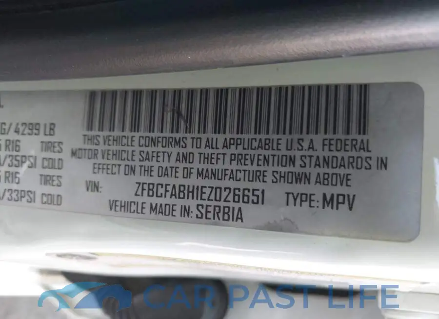 ZFBCFABH1EZ026651# 9
