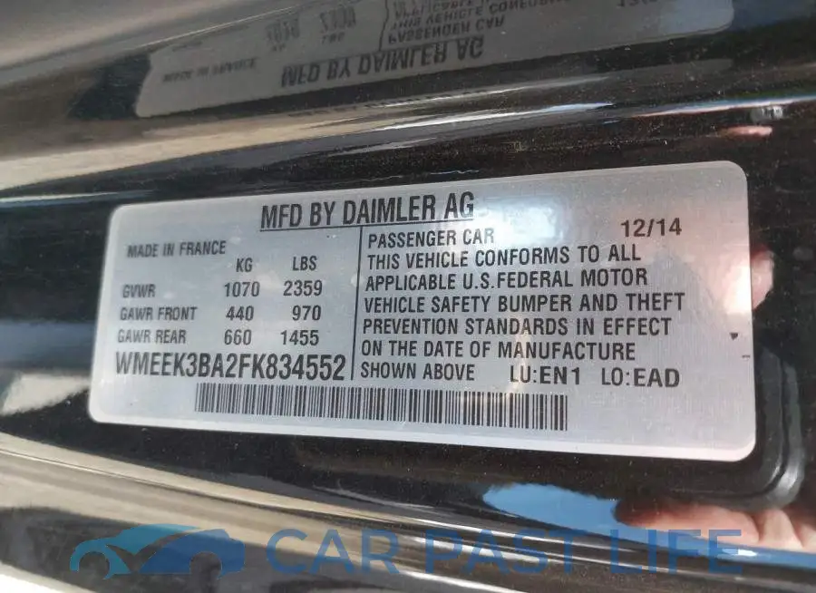 WMEEK3BA2FK834552# 9