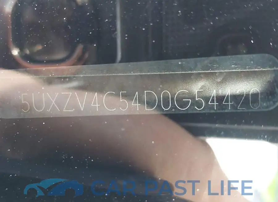 5UXZV4C54D0G54420# 9
