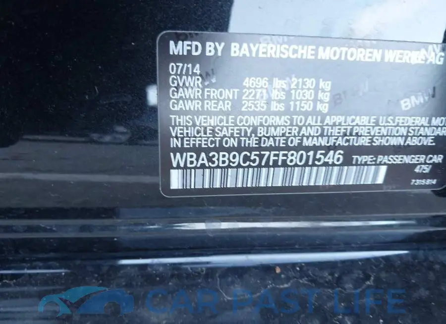 WBA3B9C57FF801546# 9