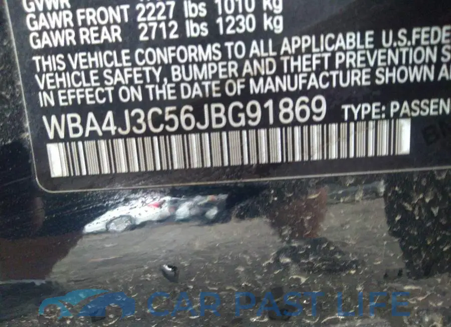 WBA4J3C56JBG91869# 9