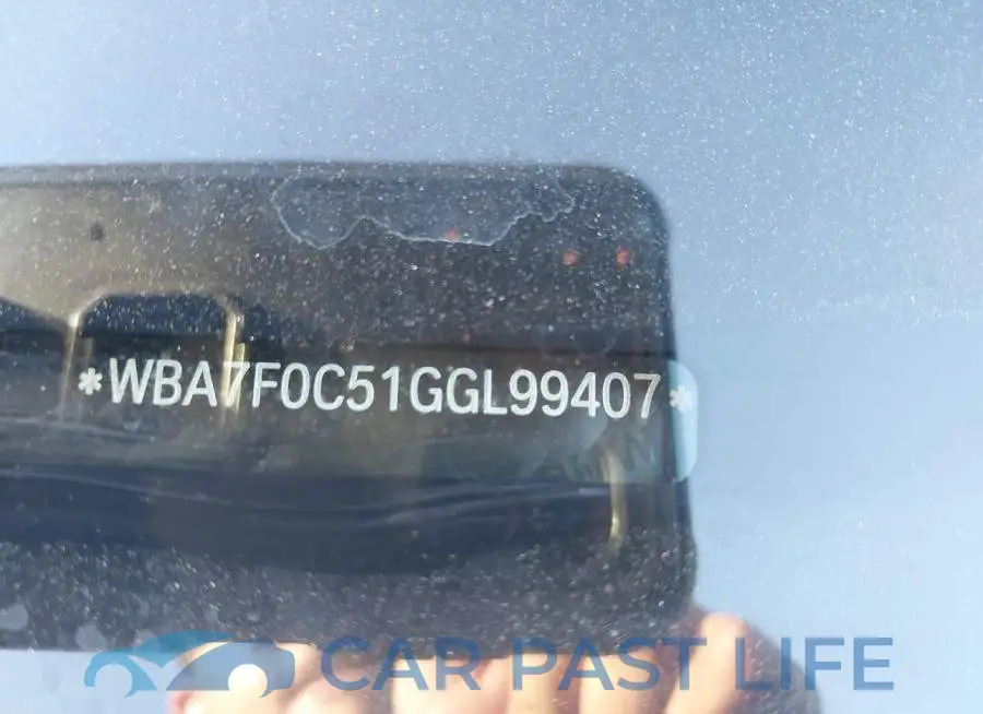 WBA7F0C51GGL99407# 9
