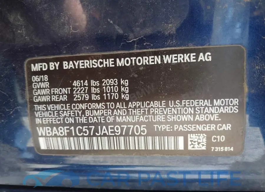 WBA8F1C57JAE97705# 9