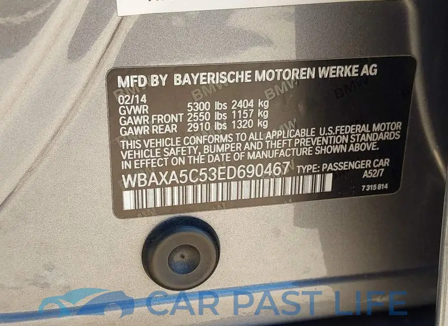 WBAXA5C53ED690467# 9
