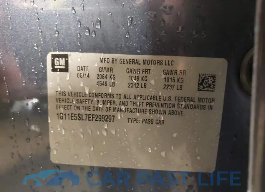 1G11E5SL7EF299297# 9