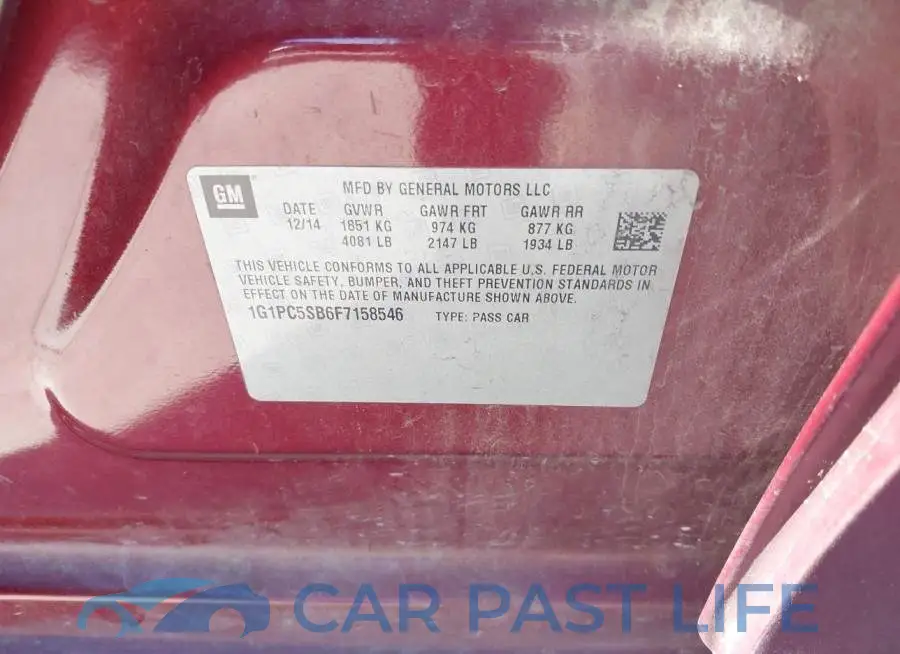 1G1PC5SB6F7158546# 9