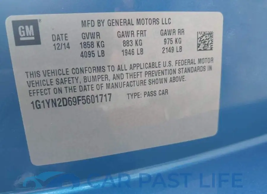 1G1YN2D69F5601717# 9