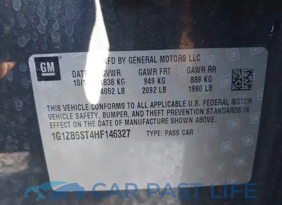1G1ZB5ST4HF146327# 9