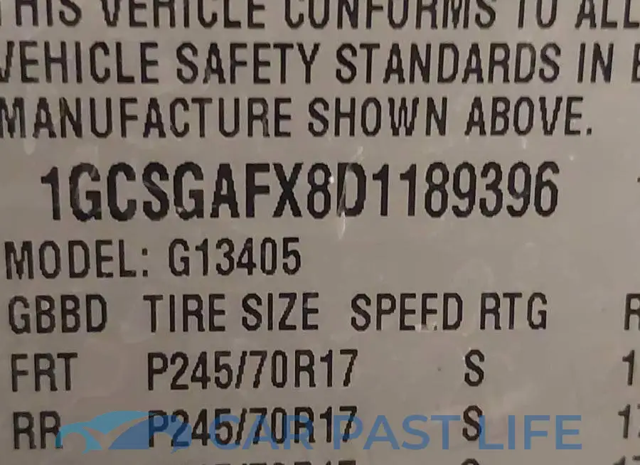 1GCSGAFX8D1189396# 9
