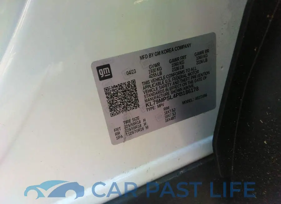KL79MPSL4PB186178# 9