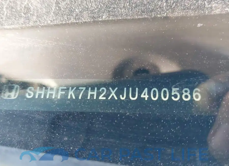 SHHFK7H2XJU400586# 9