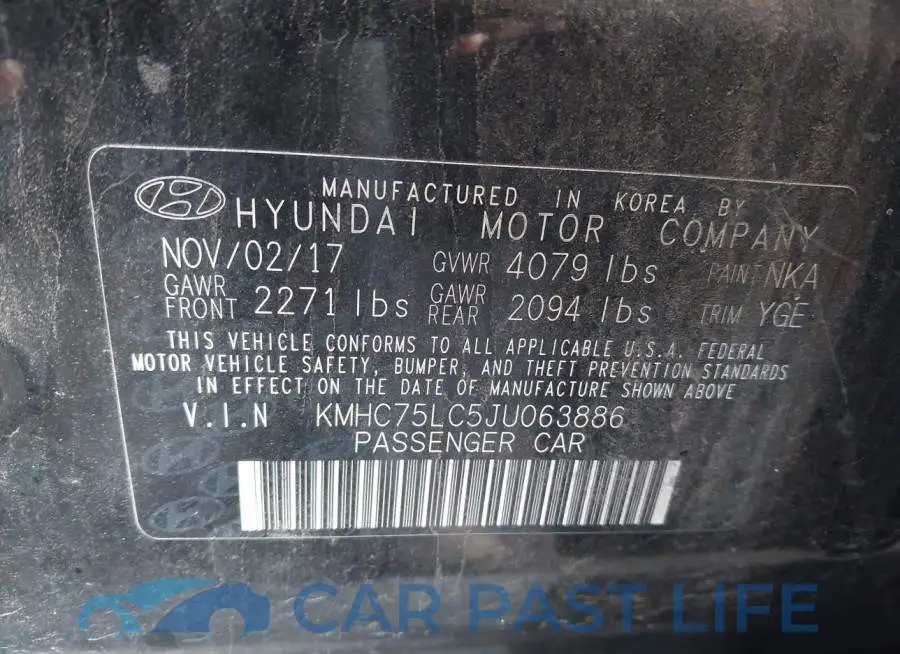 KMHC75LC5JU063886# 9