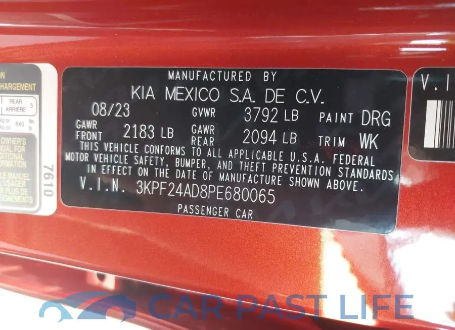 3KPF24AD8PE680065# 9