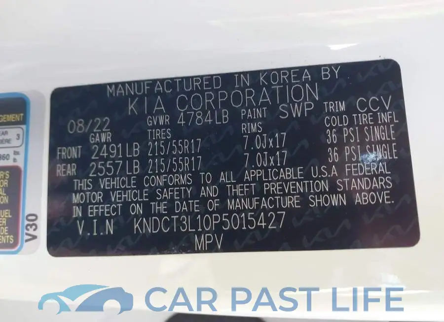 KNDCT3L10P5015427# 9