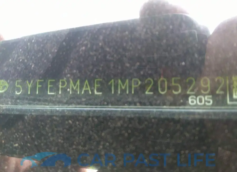 5YFEPMAE1MP205292# 9