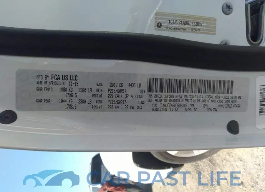 1C4NJCEA9GD633007# 9