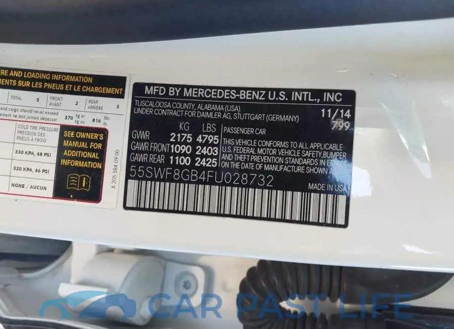 55SWF8GB4FU028732# 9