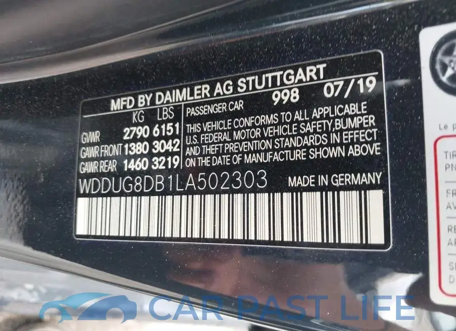 WDDUG8DB1LA502303# 9