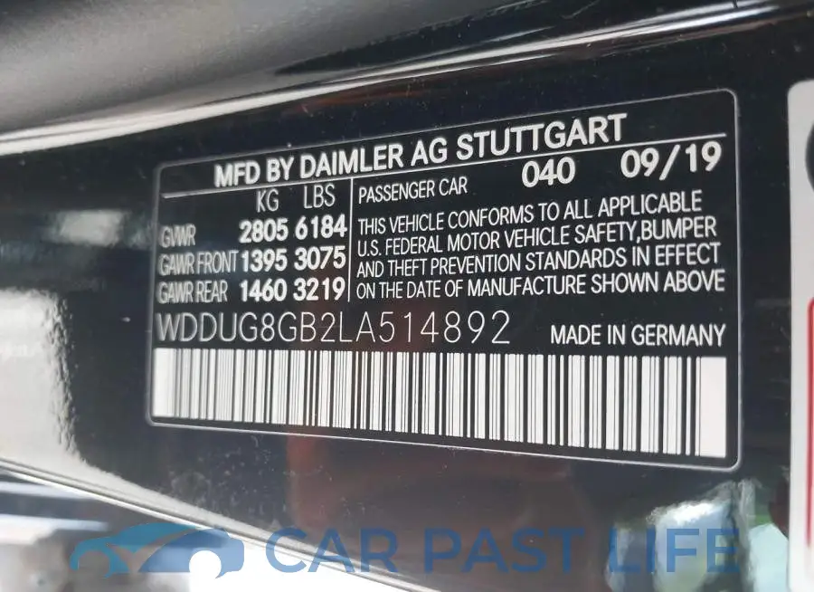 WDDUG8GB2LA514892# 9
