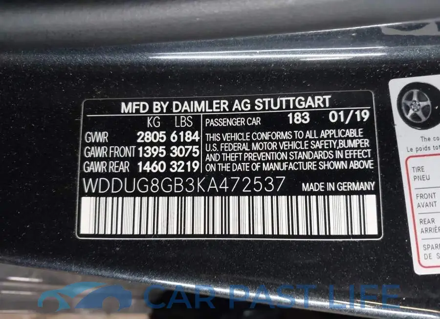 WDDUG8GB3KA472537# 9