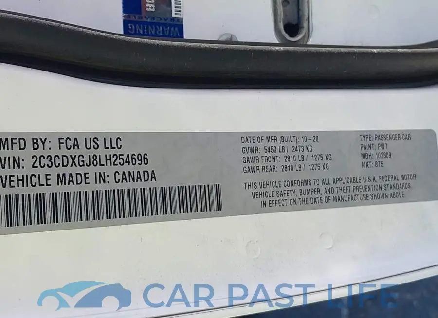 2C3CDXGJ8LH254696# 9