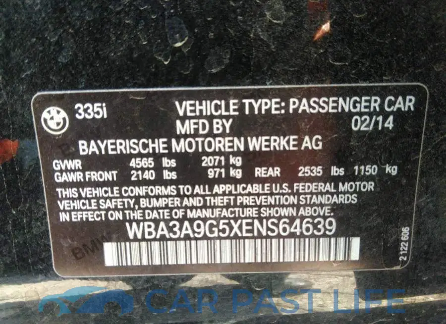 WBA3A9G5XENS64639# 9