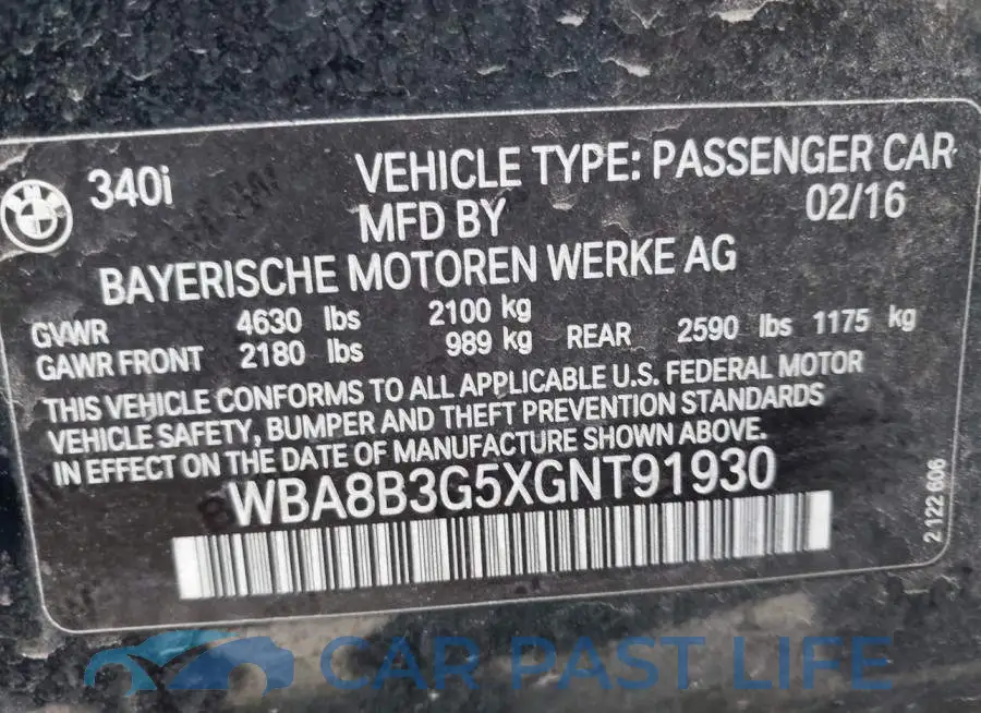 WBA8B3G5XGNT91930# 9