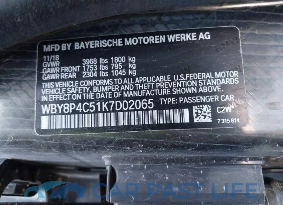 WBY8P4C51K7D02065# 9