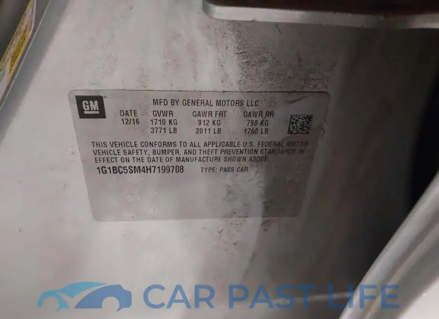 1G1BC5SM4H7199708# 9