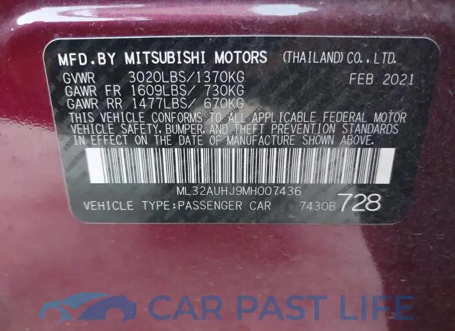 ML32AUHJ9MH007436# 9