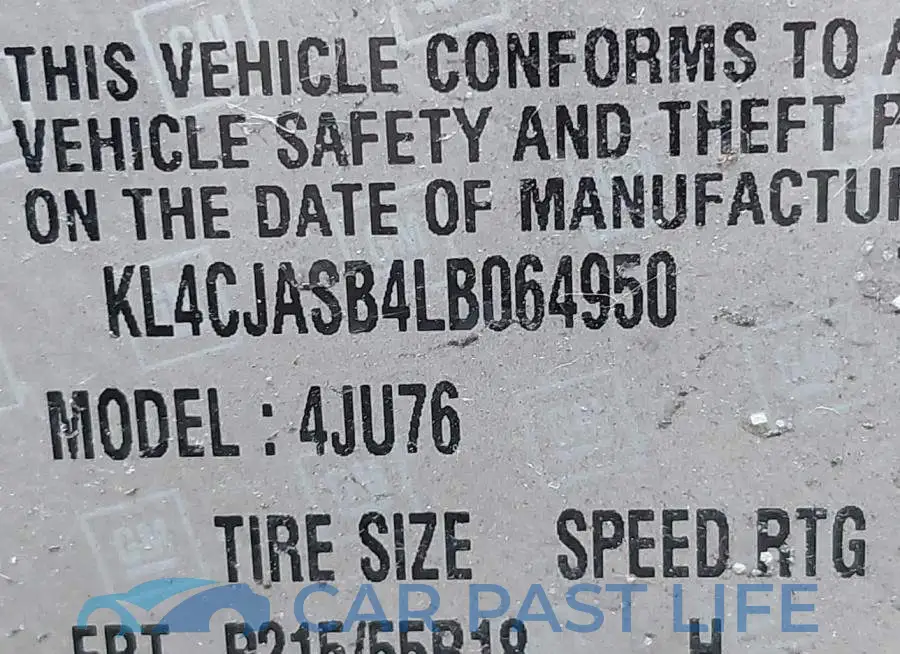 KL4CJASB4LB064950# 9
