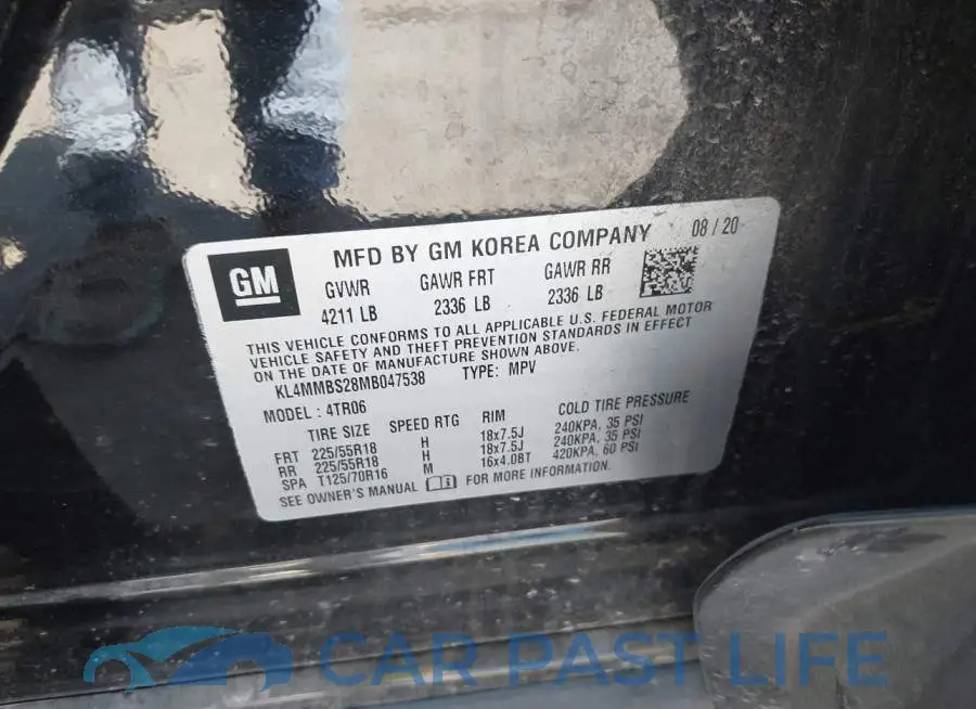 KL4MMBS28MB047538# 9