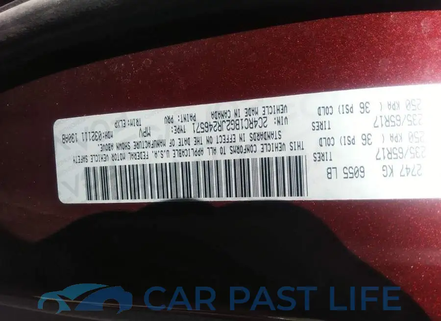 2C4RC1BG2JR246571# 9