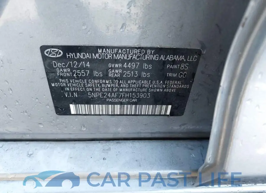 5NPE24AF7FH153903# 9