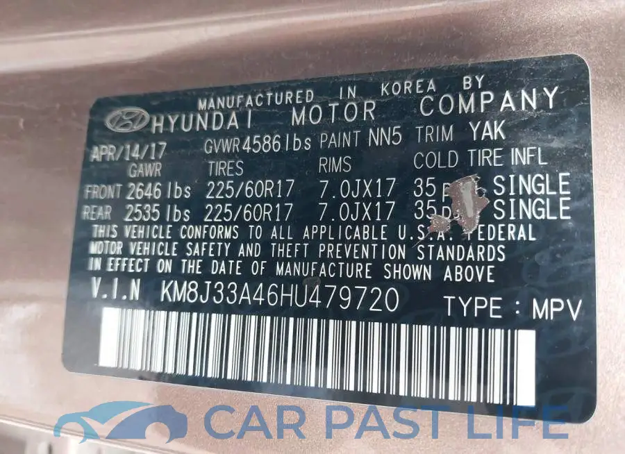 KM8J33A46HU479720# 9