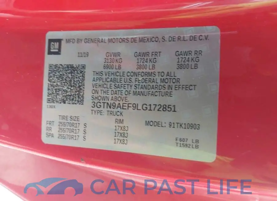 3GTN9AEF9LG172851# 9