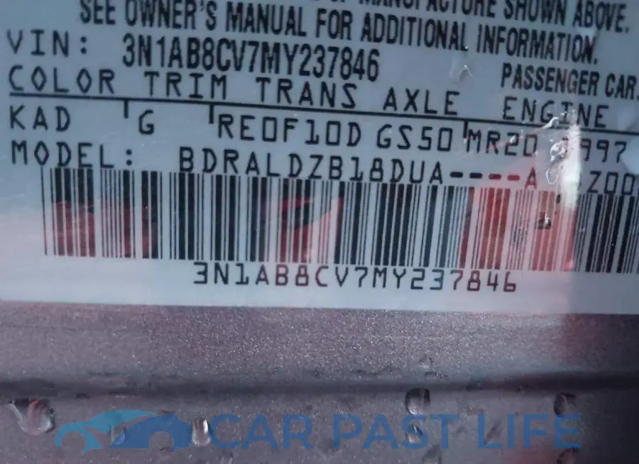 3N1AB8CV7MY237846# 9