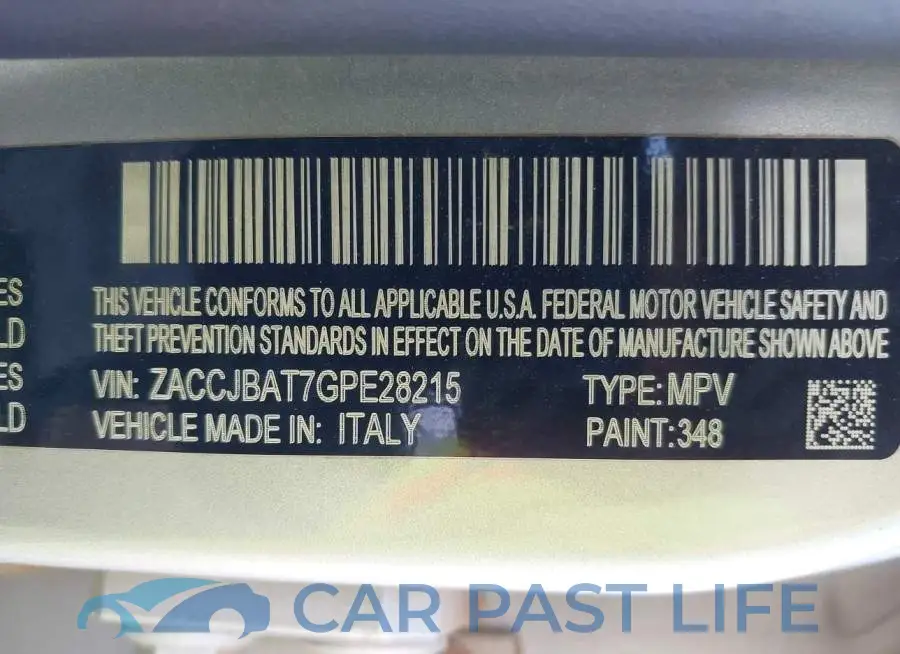 ZACCJBAT7GPE28215# 9