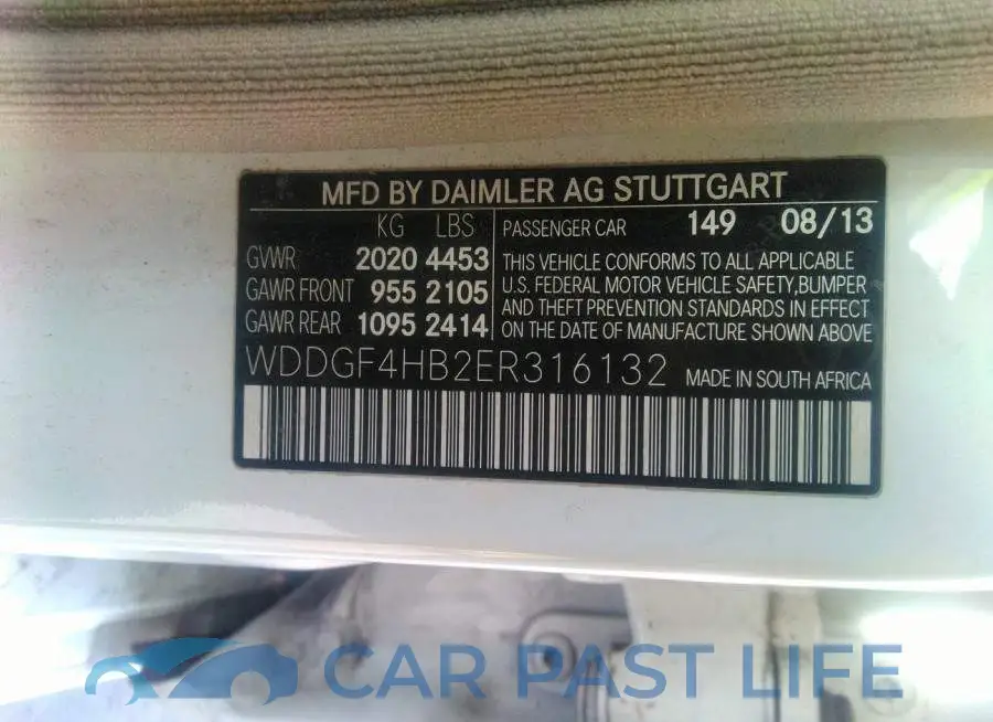 WDDGF4HB2ER316132# 9