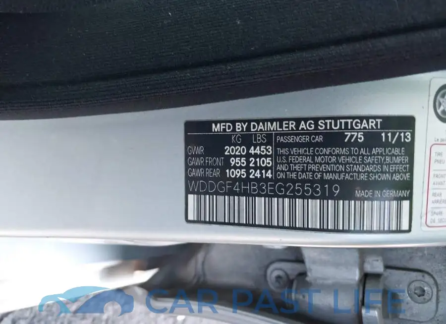 WDDGF4HB3EG255319# 9