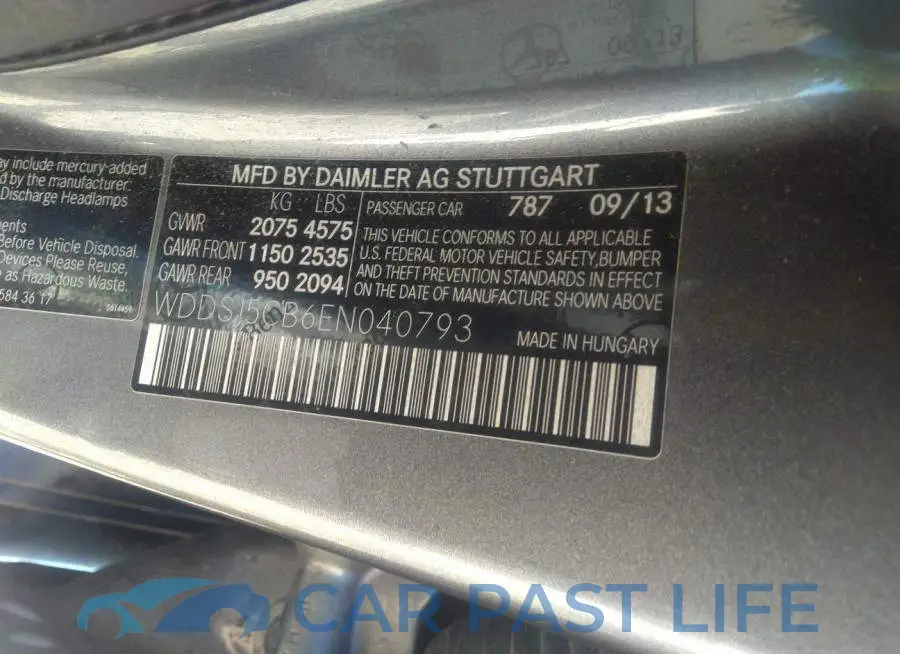 WDDSJ5CB6EN040793# 9
