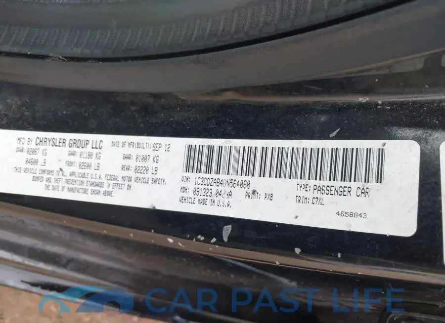 1C3CDZAB4DN564060# 9