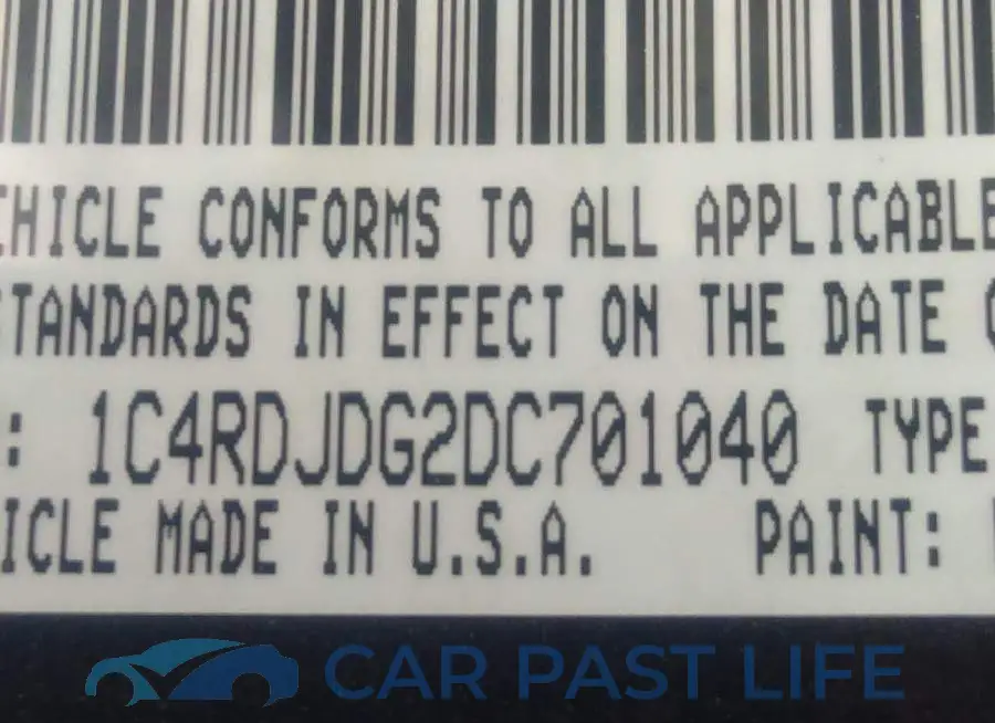 1C4RDJDG2DC701040# 9
