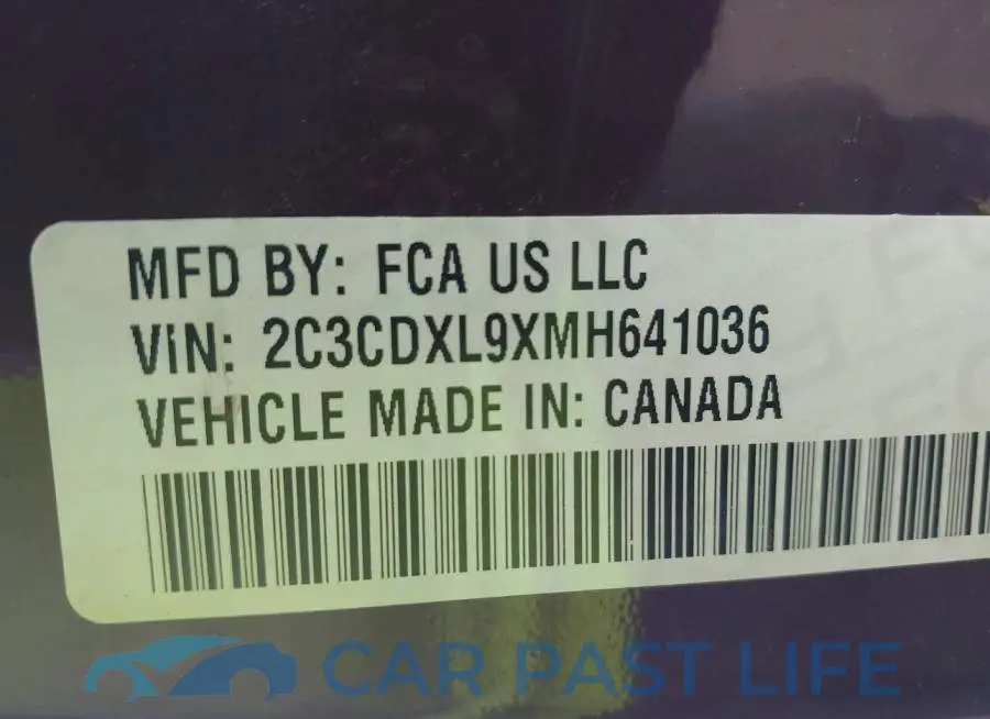 2C3CDXL9XMH641036# 9
