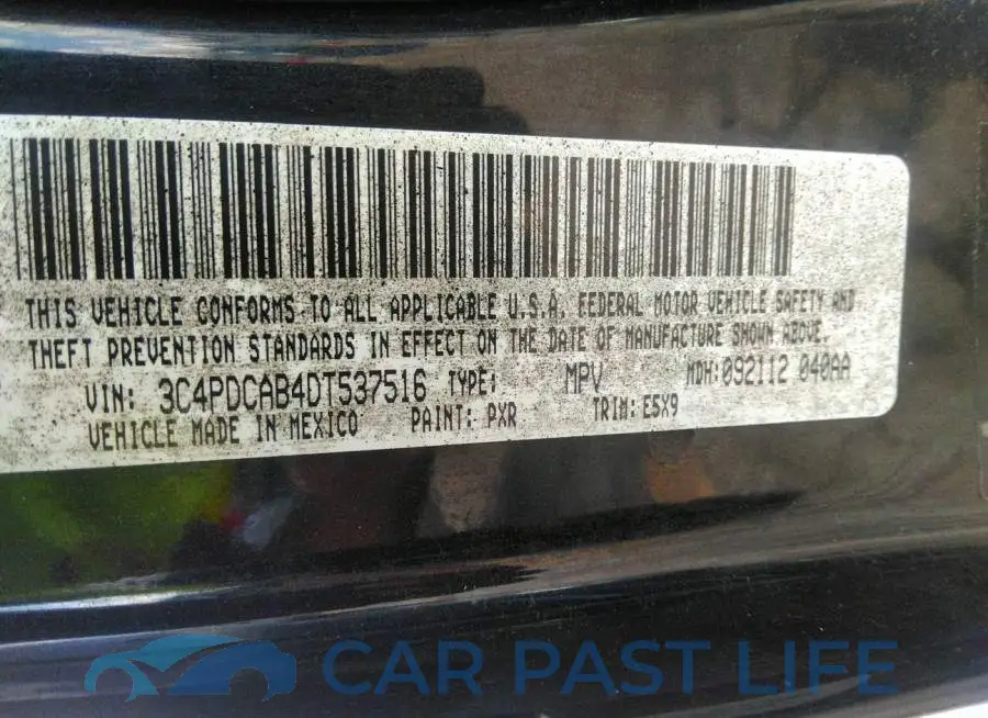 3C4PDCAB4DT537516# 9