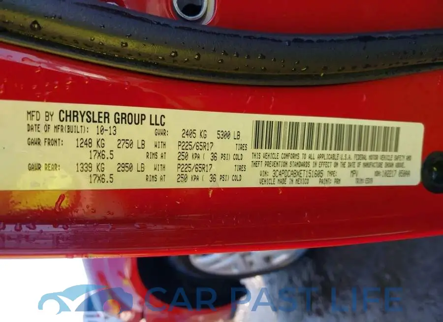 3C4PDCABXET151605# 9